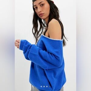 NWT FREE PEOPLE SEE ME SOFTSPUN PULLOVER 💙💙